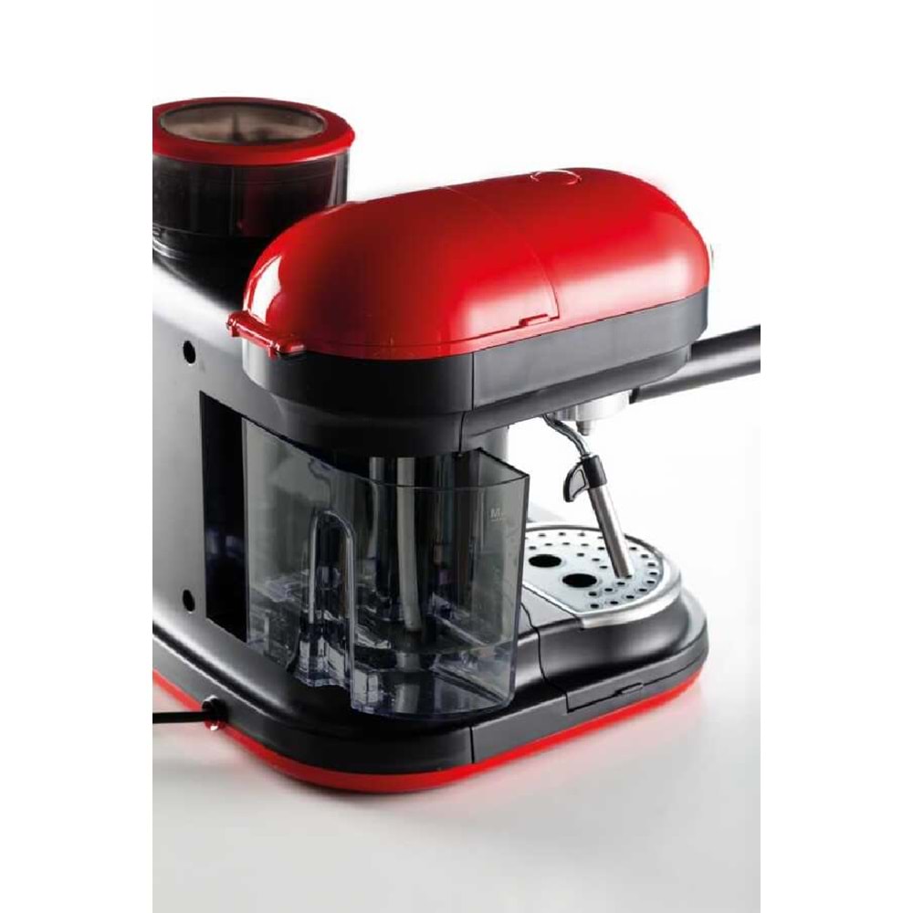 Ariete Moderna Espresso Kahve Makinesi – Kırmızı