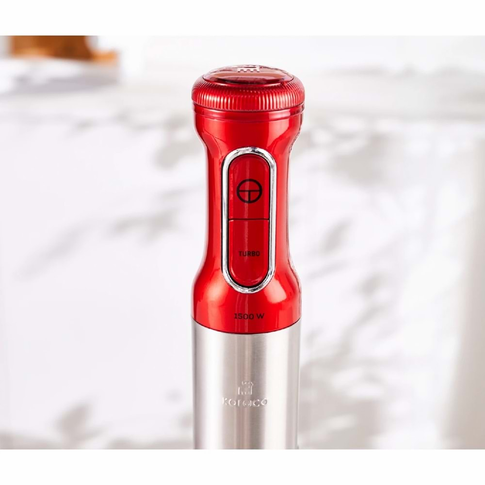 Karaca Mastermaid Prosteel Hand Blender Imperial Red Inox 1500 W