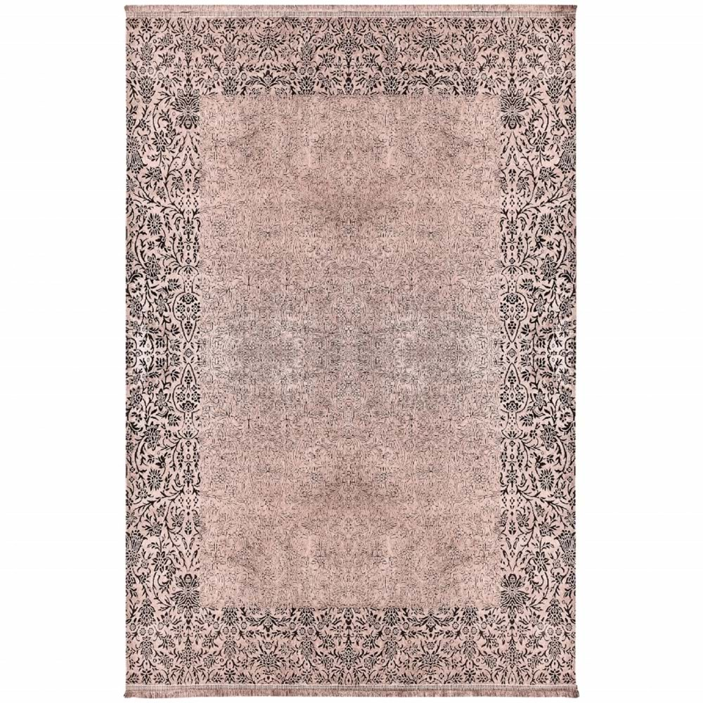 Kaşmir Halı Viskon Premium Damask Vizon 80x300 cm