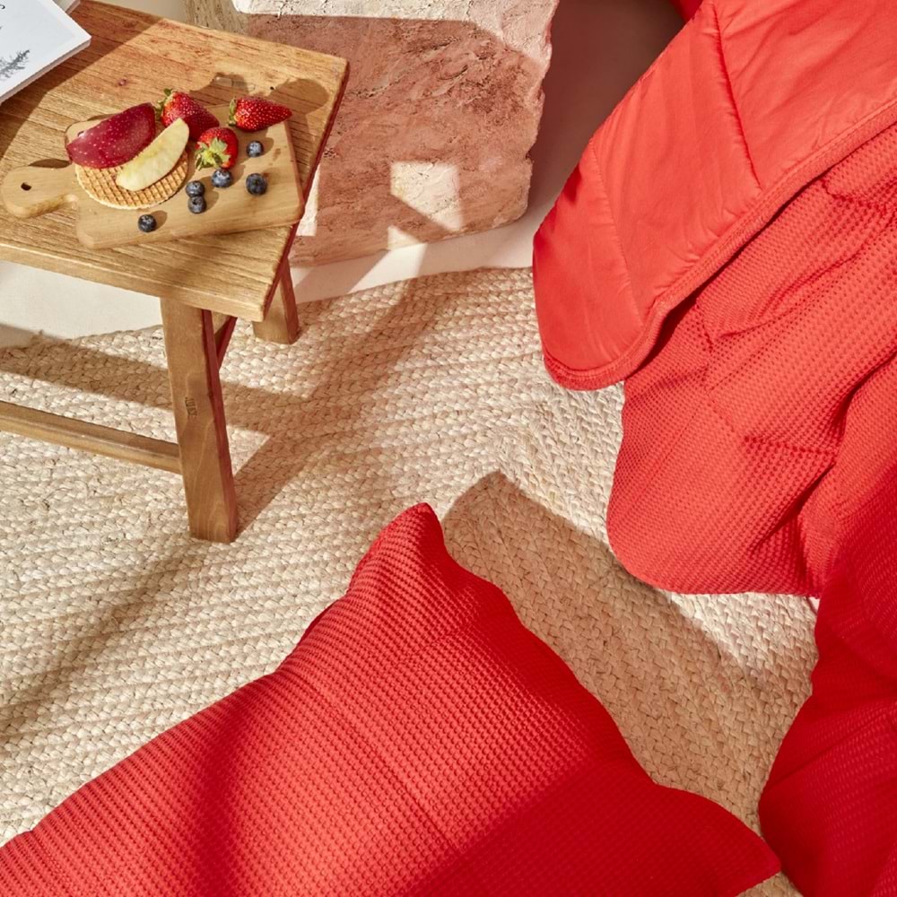 Karaca Home Muse Çift Kişilik Spring Comfort Set Mercan