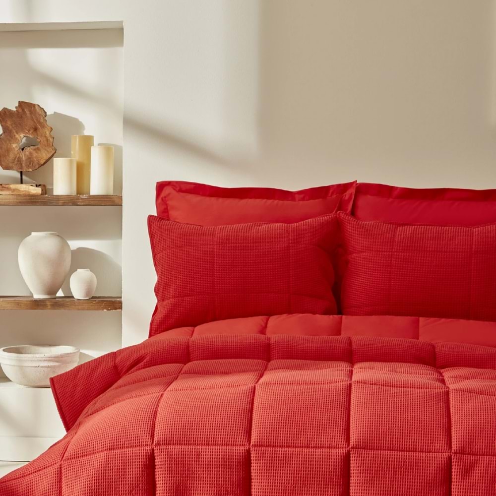 Karaca Home Muse Çift Kişilik Spring Comfort Set Mercan