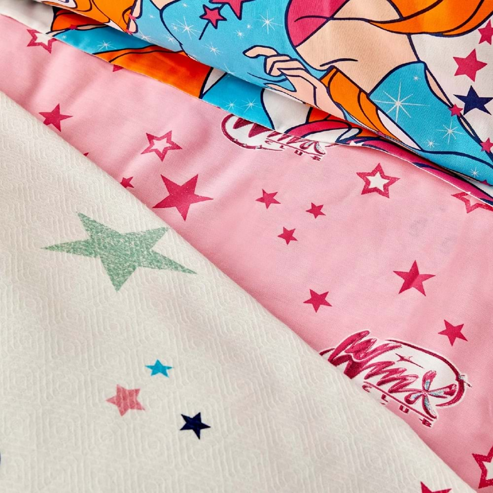 Winx by Karaca Home Stella Tek Kişilik Pike Takımı