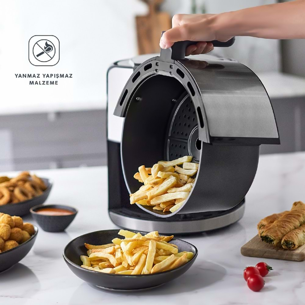 Homend Airfryday 2502h 8 Farklı Program, Dokunmatik Ekran, 5l Airfryer