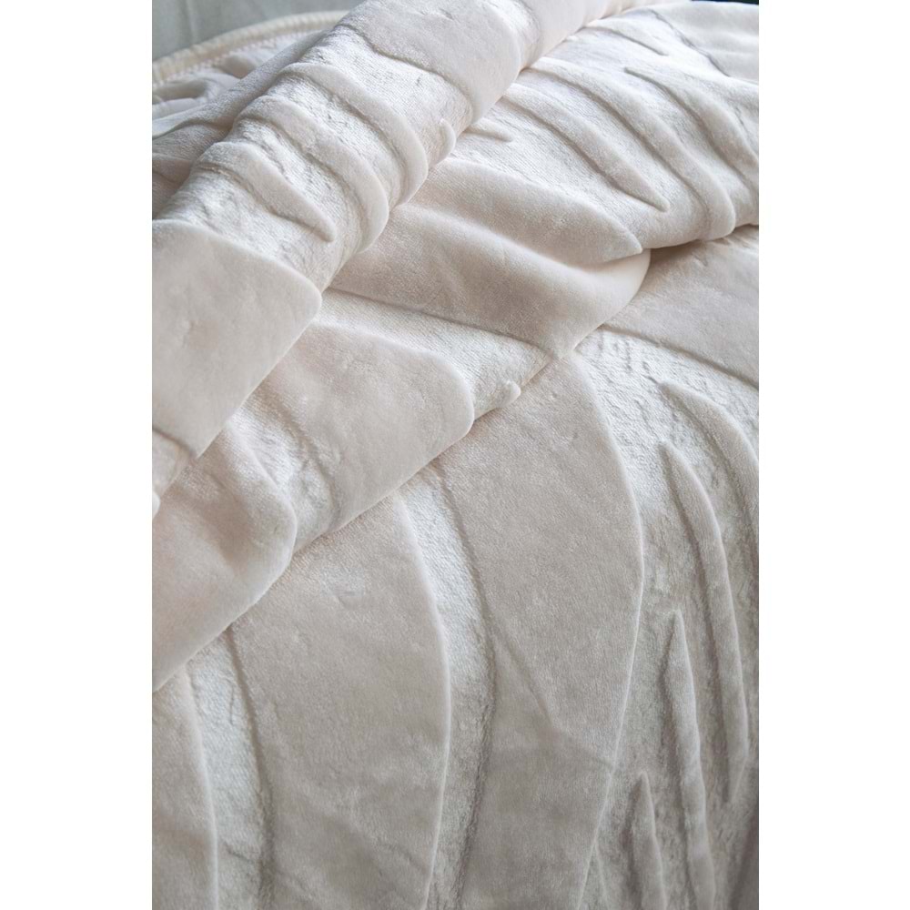 Apricitas Home Decent Ecru 220x240cm Battaniye