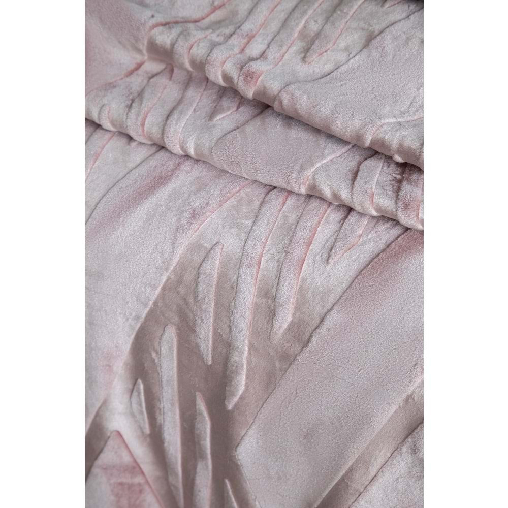 Apricitas Decent Blush Çift Kişilik Embos Battaniye