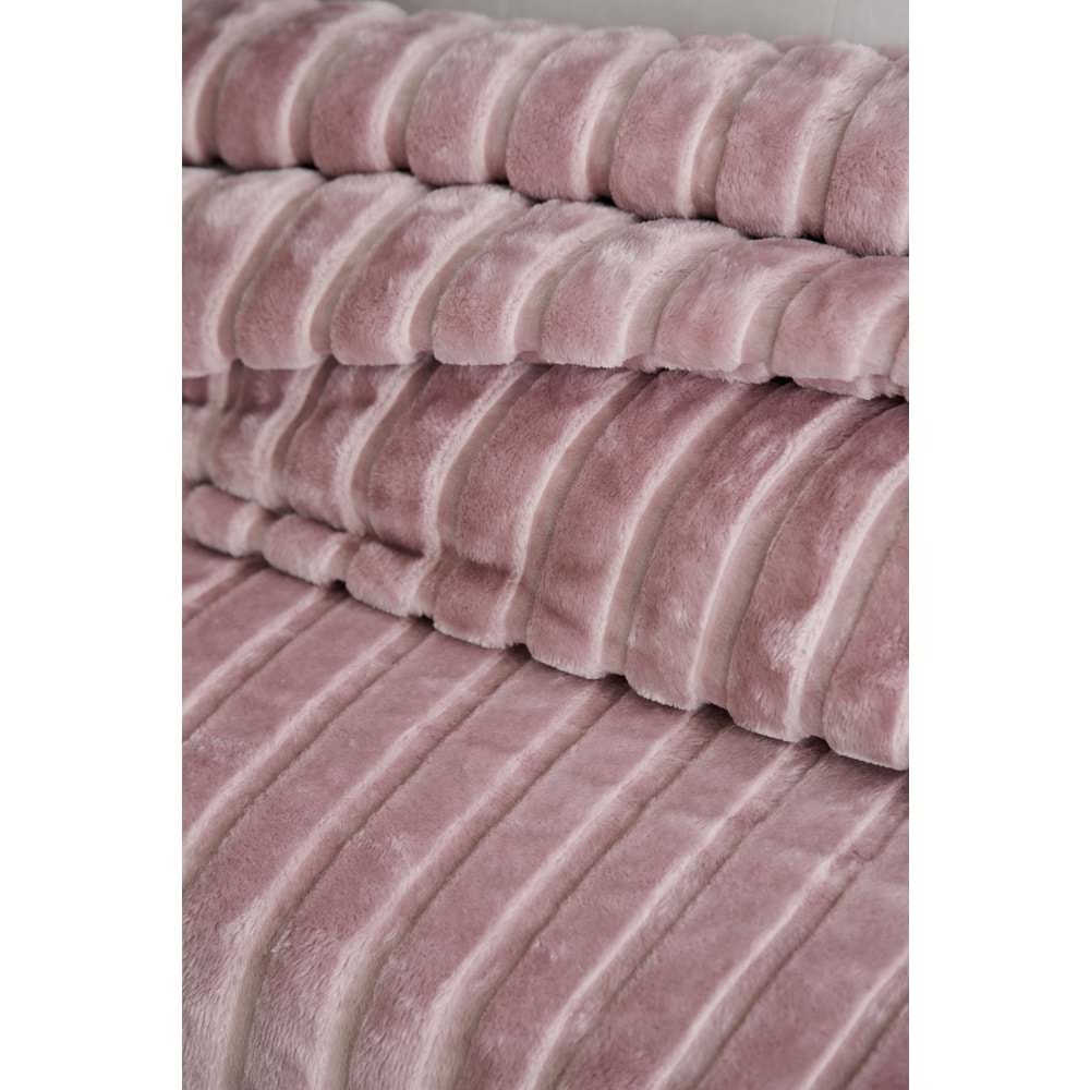 Apricitas Gentle Blush Çift Kişilik Embos Battaniye
