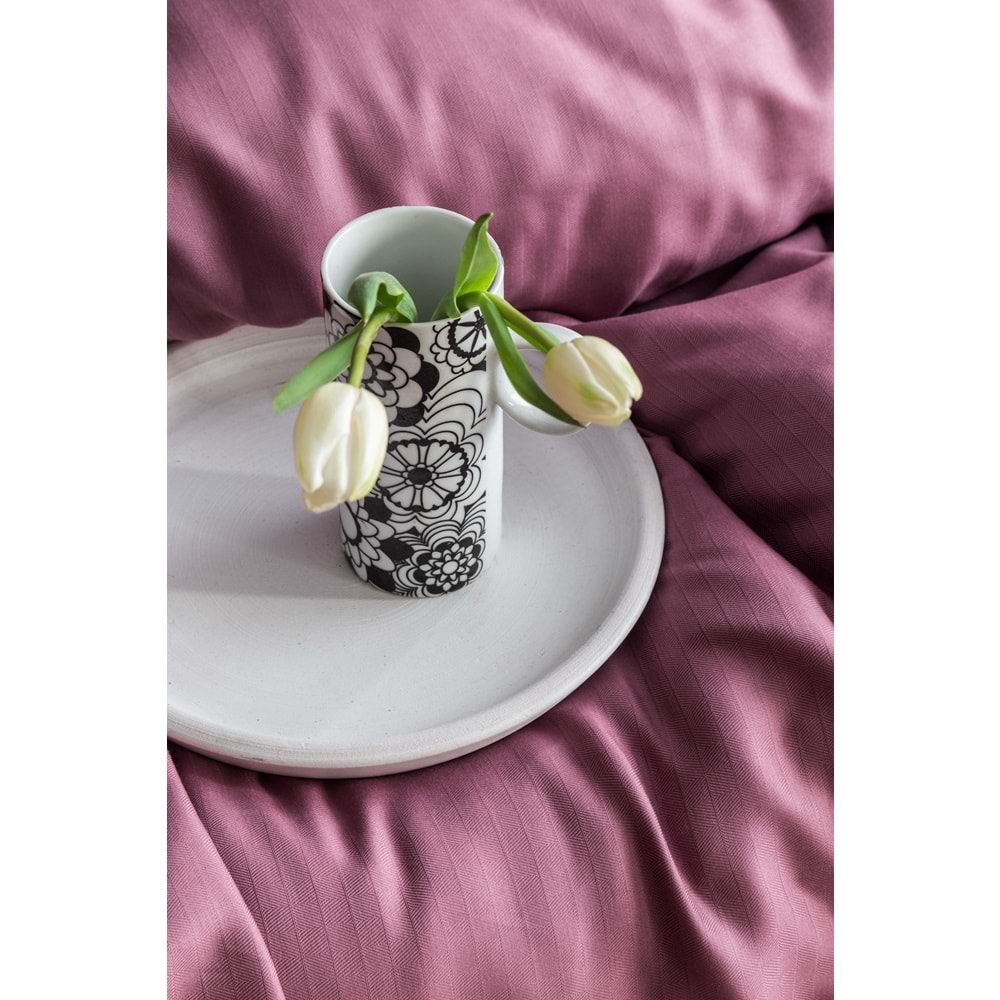 Apricitas Ellie Violet Bambu Çift Kişilik King Size Nevresim Takımı