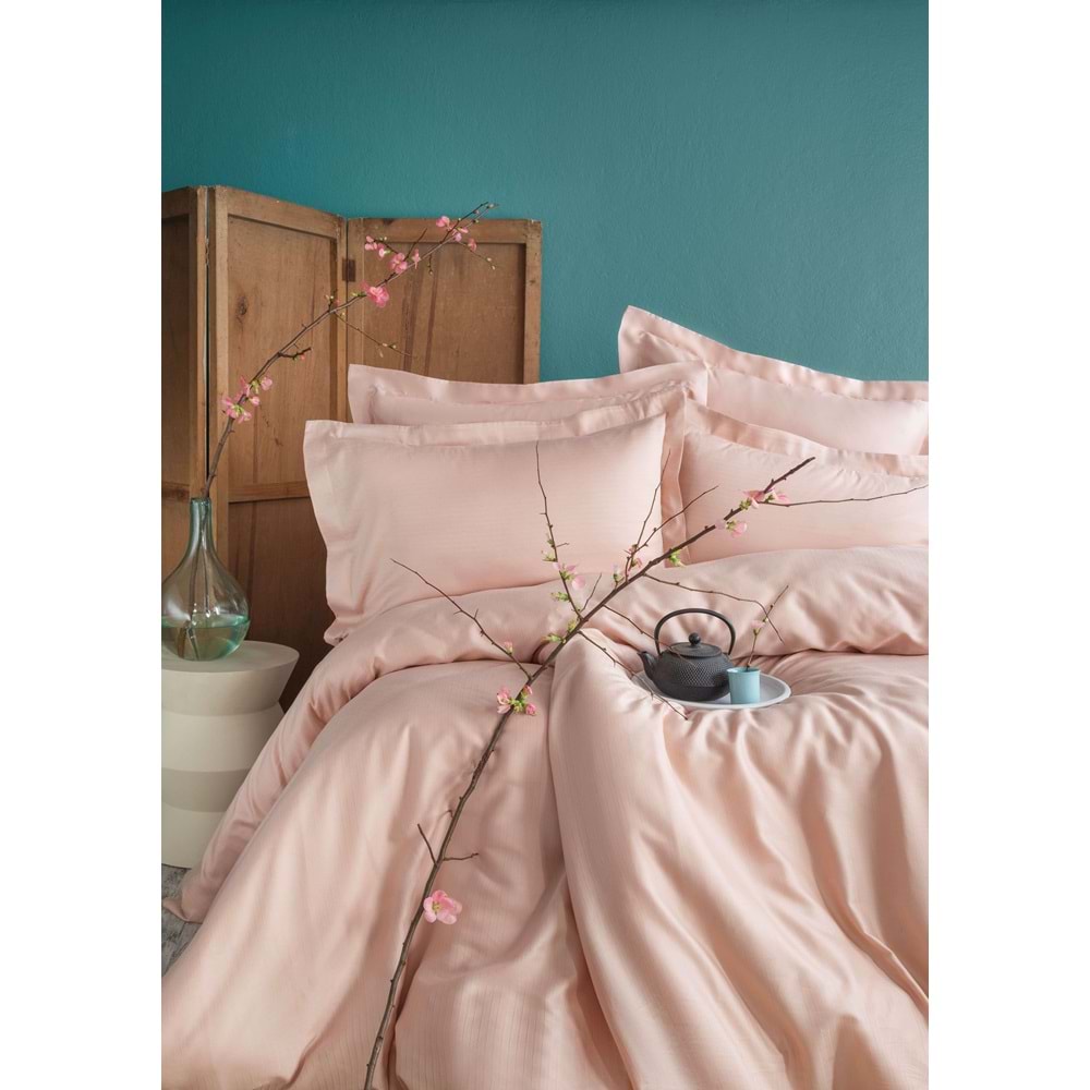 Apricitas Ellie Blush King Size Bambu Çift Kişilik Nevresim Takımı XL