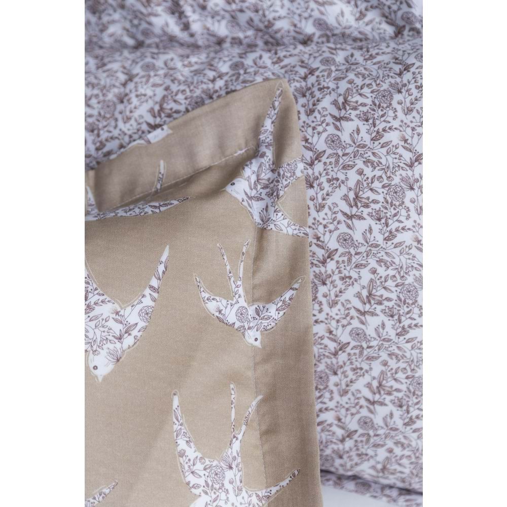 Apricitas Home Freely Bej Bambu Tek Kişilik Pike Seti
