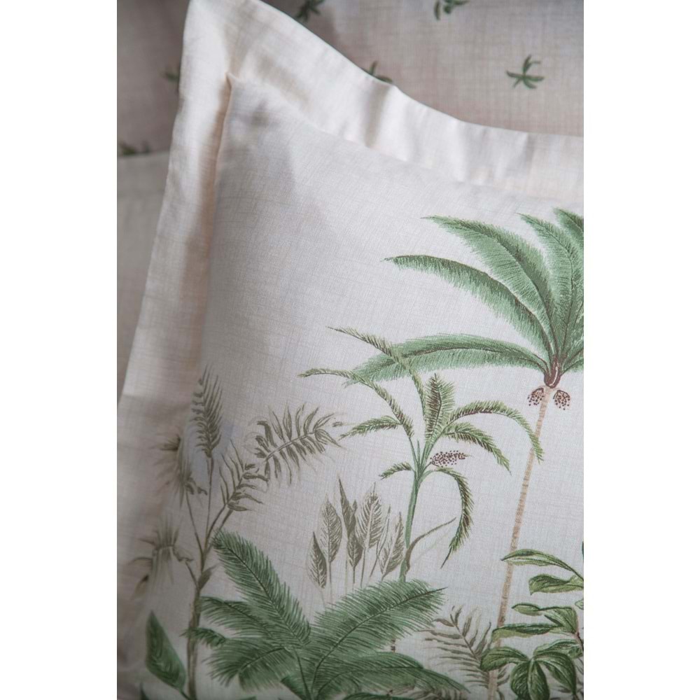ÇİFT KİŞİLİK BAMBU PIKE SET NOBLE ADACAYI - NEVRESIMLI PIKE TAKIMI