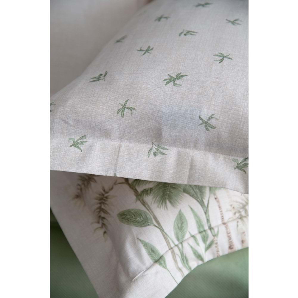 ÇİFT KİŞİLİK BAMBU PIKE SET NOBLE ADACAYI - NEVRESIMLI PIKE TAKIMI