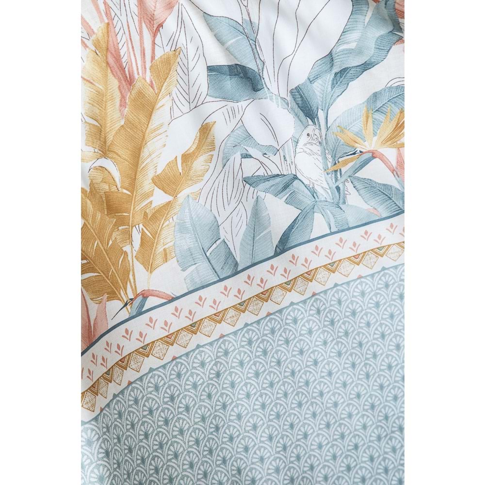 Apricitas Home Scarlet %100 Pamuk Kapitoneli Nevresim Takımı