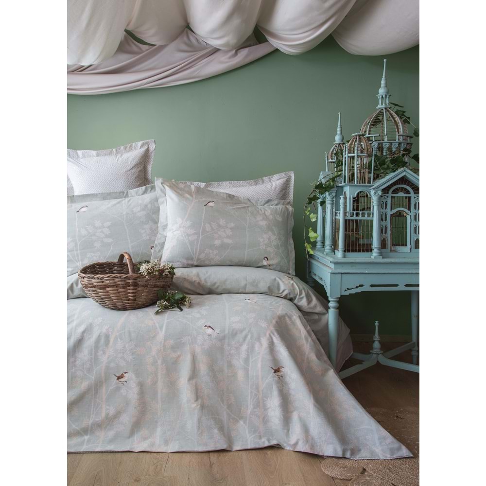 Apricitas Home Elysian Çift Kişilik %100 Pamuk Kapitoneli Nevresim Takımı