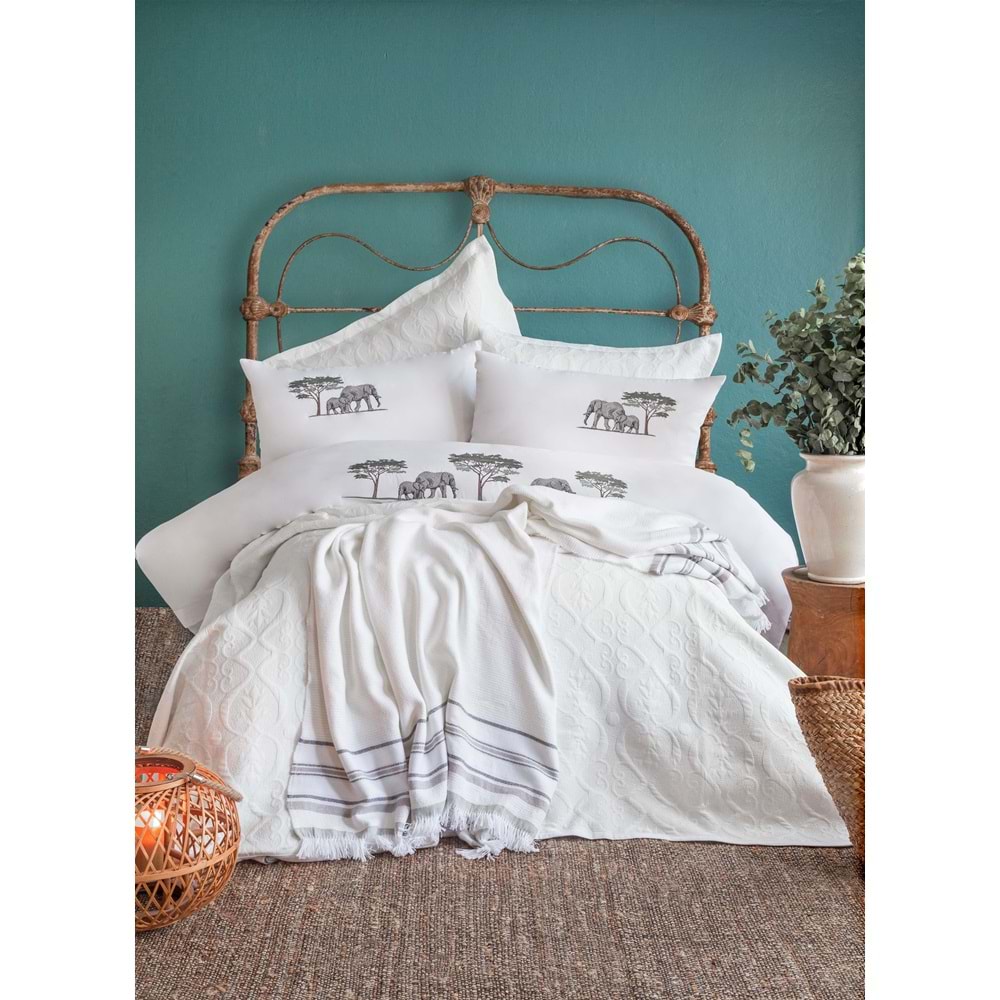 ÇİFT KİŞİLİK TIMELESS PRIME SET ALEPH WHITE - YATAK ORTUSU