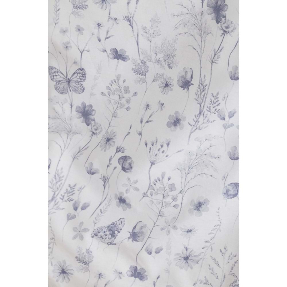 Apricitas Liberty İndigo Çift Kişilik Timeless Prime Yatak Örtülü, Nevresim Takımlı, Battaniyeli Set