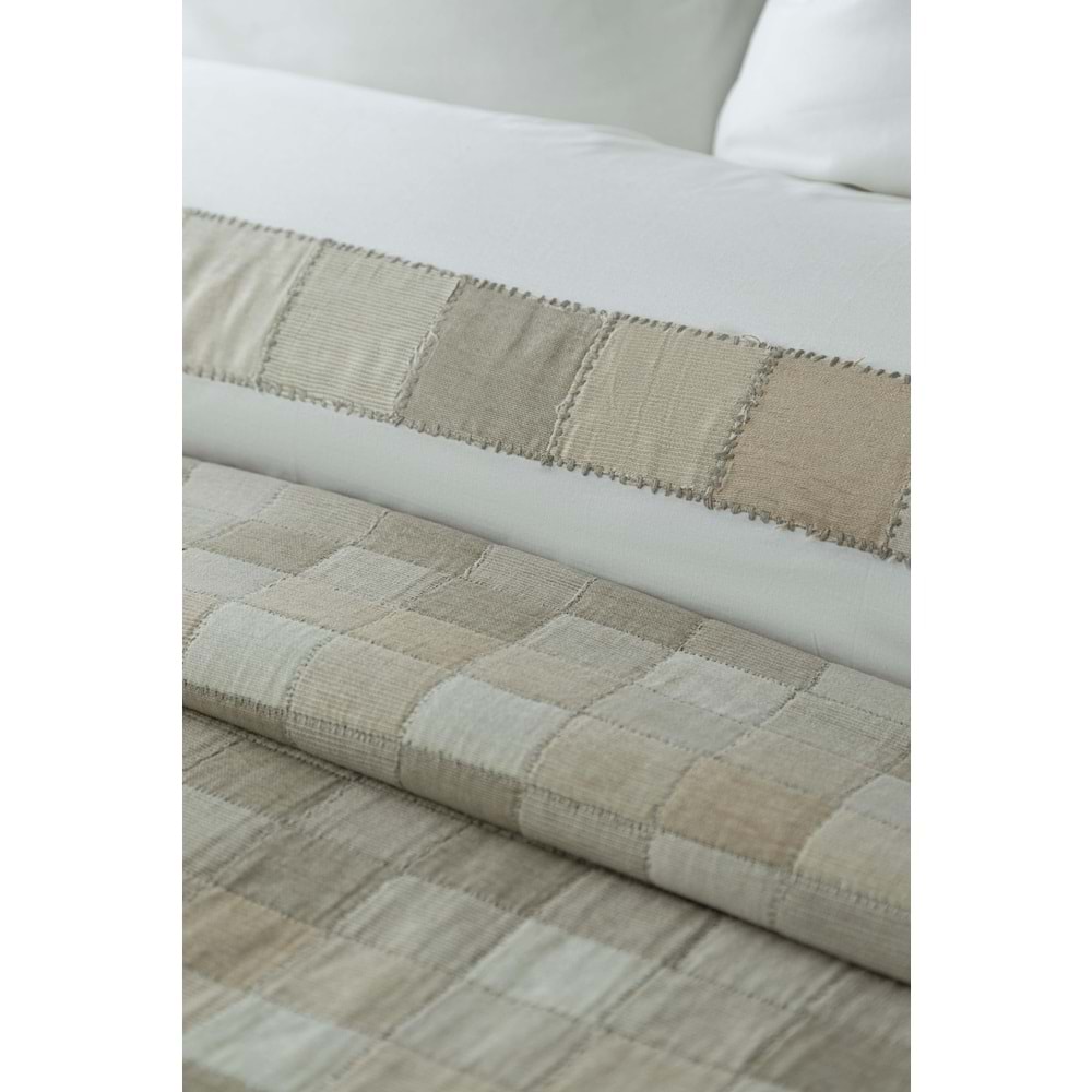 Apricitas ÇİFT KİŞİLİK TIMELESS PRIME SET PIAZZA BEIGE - YATAK ORTUSU