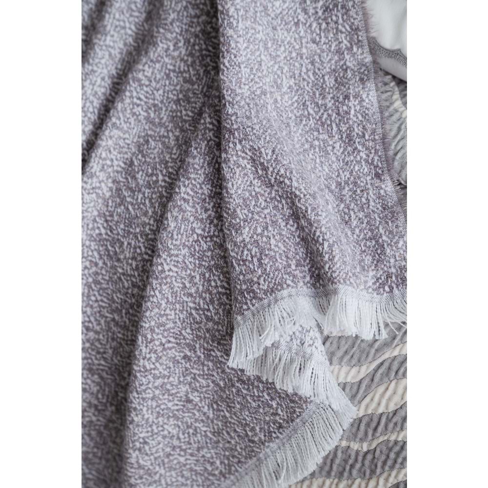 Apricitas Home Londa Gri Timeless Prime Yatak Örtülü Set