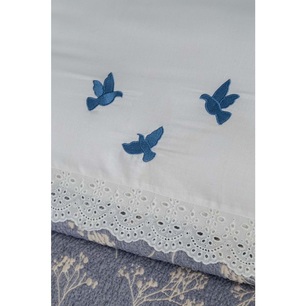 ÇİFT KİŞİLİK TIMELESS PRIME SET ALBATROS INDIGO - YATAK ORTUSU