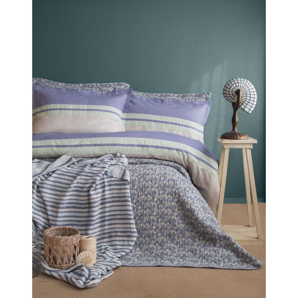 ÇİFT KİŞİLİK TIMELESS SET PISAGOR INDIGO - YATAK ORTUSU