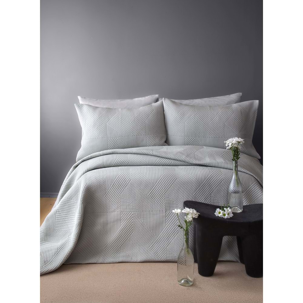 Apricitas Home ÇİFT KİŞİLİK YATAK ÖRTÜSÜ SET SAVOY CAGLA - YATAK ORTUSU SET