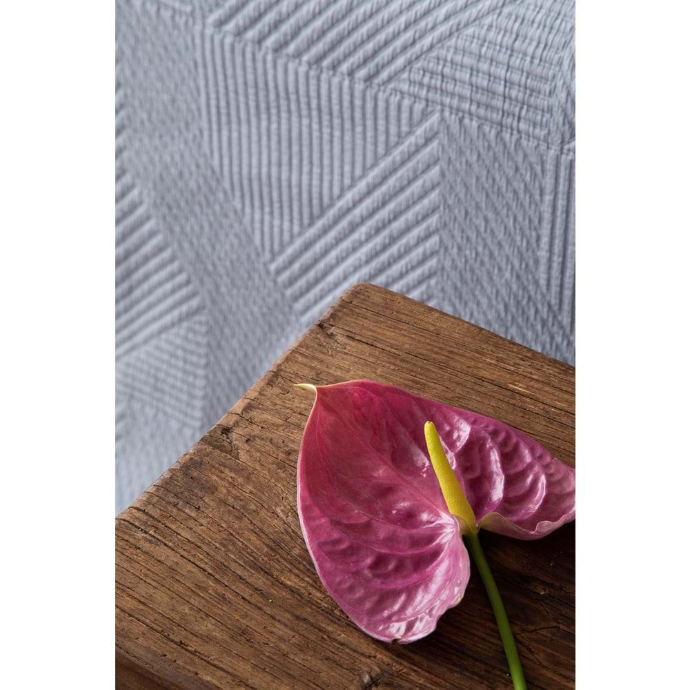 Apricitas TEK KİŞİLİK YATAK ÖRTÜSÜ SET SAVOY INDIGO - YATAK ORTUSU