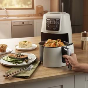 Karaca Air Pro Cook XL 2 in 1 Konuşan Airfryer Black Chrome