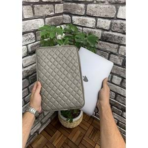 Guard Vizon Deri Üçgen Desen Clutch Çanta, Tablet Çantası