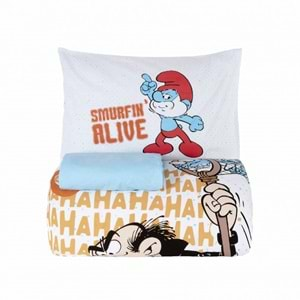 Karaca Home Smurfs Catch Tek Kişilik Nevresim Takımı