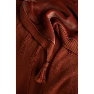 ÇİFT KİŞİLİK TRIKOLU BATTANIYELI SET STAMPINO TERRACOTTA - NEVRESIM