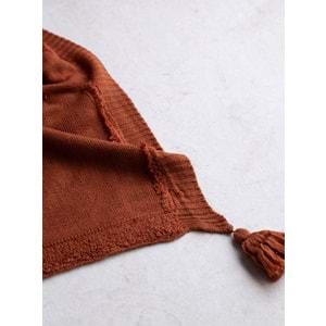 ÇİFT KİŞİLİK TRIKOLU BATTANIYELI SET STAMPINO TERRACOTTA - NEVRESIM
