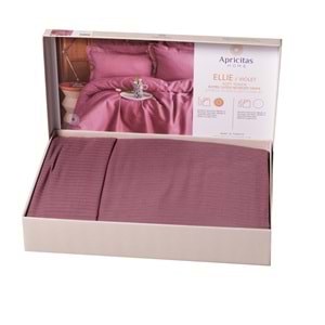 Apricitas Ellie Violet Bambu Çift Kişilik King Size Nevresim Takımı