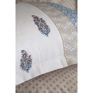 ÇİFT KİŞİLİK NEVRESİM TAKIMI HAZEL INDIGO - NEVRESIM