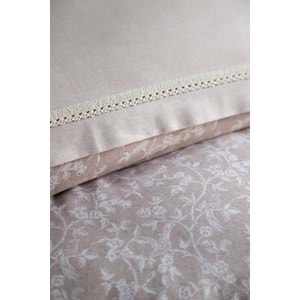 ÇİFT KİŞİLİK KREP NEVRESİM TAKIMI GALVIN BEIGE - NEVRESIM