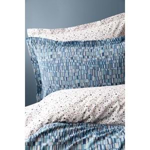 Apricitas ÇİFT KİŞİLİK NEVRESİM TAKIMI LEROS INDIGO - NEVRESIM