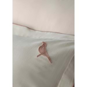 Apricitas TEK KİŞİLİK PIKE SET PURE BLUSH - NEVRESIMLI PIKE TAKIMI