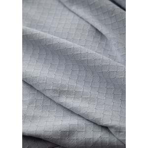 Apricitas TEK KİŞİLİK PIKE SET PURE INDIGO - NEVRESIMLI PIKE TAKIMI