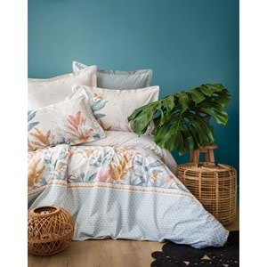 Apricitas Home Scarlet %100 Pamuk Kapitoneli Nevresim Takımı