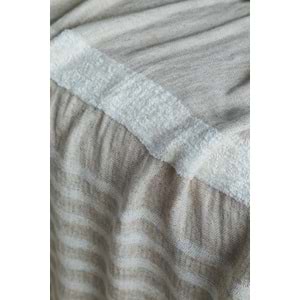 ÇİFT KİŞİLİK KETEN YATAK ÖRTÜSÜ SET BRULEE WHITE - YATAK ORTUSU