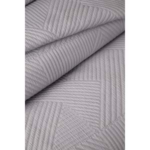 Apricitas ÇİFT KİŞİLİK YATAK ÖRTÜSÜ SET SAVOY GRI - YATAK ORTUSU SET