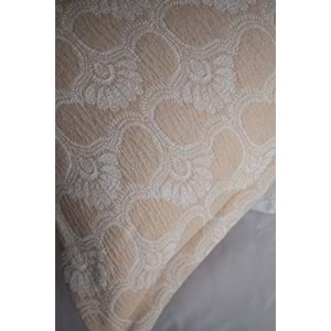 ÇİFT KİŞİLİK YATAK ÖRTÜSÜ NEVRESİM SET MADRID BEIGE - YATAK ORTUSU