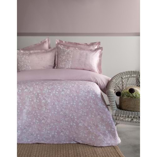 Apricitas Home Franny Rose Pamuk Saten Çift Kişilik XL Nevresim Takımı