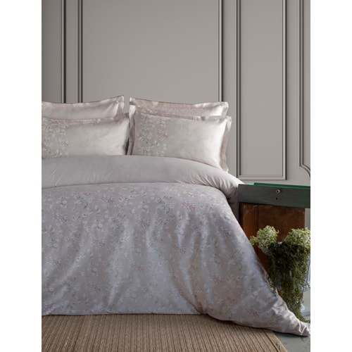 KING SIZE ELEGANCE STN NEVRESİM TAK.FRANNY BEIGE - NEVRESIM