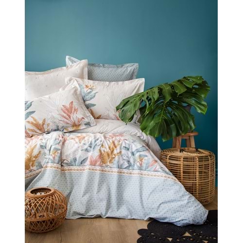 Apricitas Home Scarlet %100 Pamuk Kapitoneli Nevresim Takımı