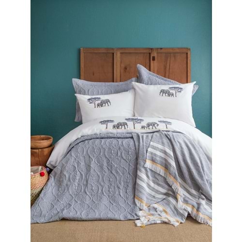 ÇİFT KİŞİLİK TIMELESS PRIME SET ALEPH BLUE - YATAK ORTUSU