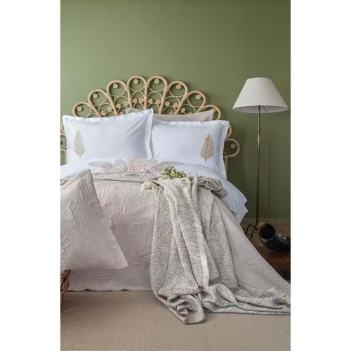 ÇİFT KİŞİLİK TIMELESS PRIME SET FOGLIA BEIGE - YATAK ORTUSU