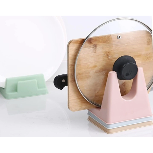 Tencere Kapağı ve Kesme Tahtası Tutucu Mutfak Standı (5047)