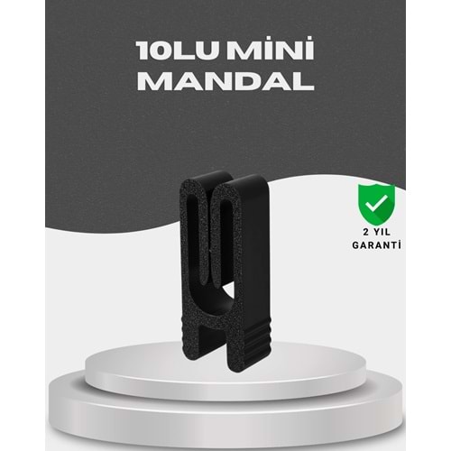 Plastik Poşet Kilidi Mutfak İçin Çok Amaçlı 10 Adet