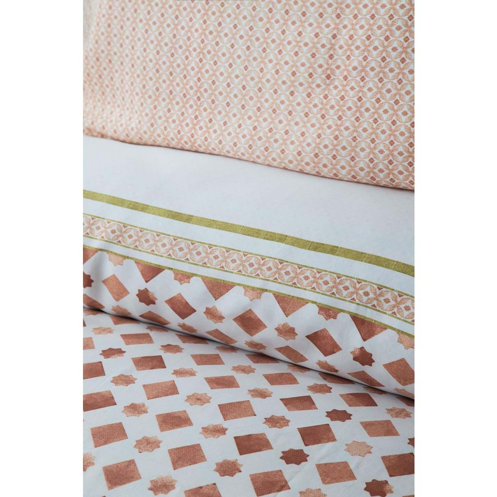 Apricitas Home KING SIZE TENCEL NEVRESİM TAKIMI TERRA TERRACOTA - NEVRESIM