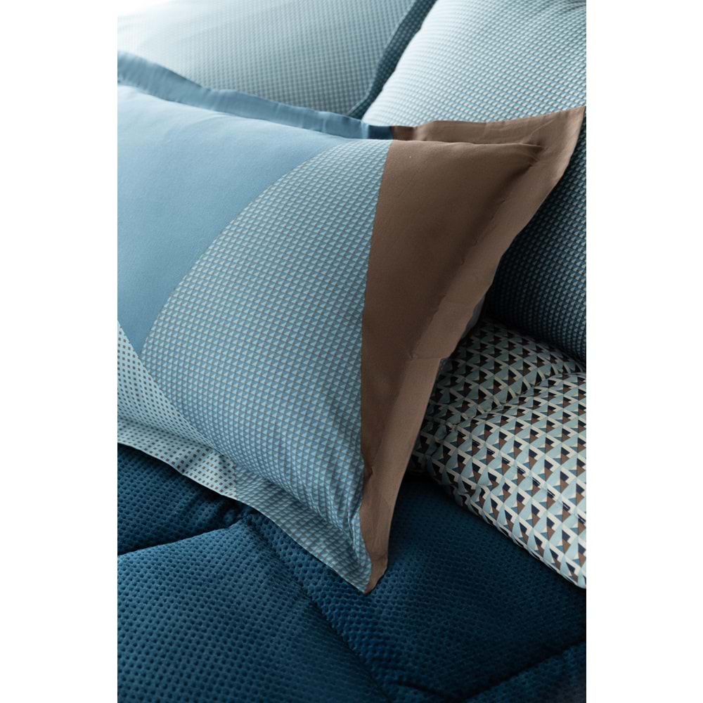 TEK KİŞİLİK UYKU SETI SOFTLY PICASSA INDIGO - UYKU SETI