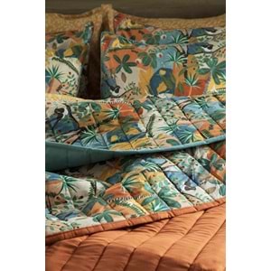 TEK KİŞİLİK YATAK ÖRTÜSÜ NEVRESİM SET FOREST TERRACOTA - YATAK ORTUSU